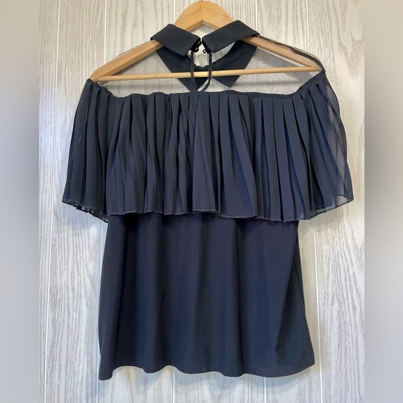 Athena Marie Black Blouse Size M EUC - Picture 1 of 4